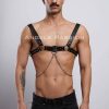 Erkek Gömlek Kemeri, Zincirli Göğüs Harness, Partywear, Clubwear - APFTM109