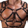 Bouquet Boutique  Erkek Lastik Göğüs Harness