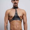 Erkek Parti Aksesuarı, Şık Deri Harness Kemer, Erkek Deri Göğüs Harness - APFTM113