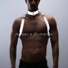 Bouquet Boutique Karanlıkta Parlayan (Reflektörlü) Choker ve Göğüs Harness Takım, Clubwear