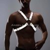 Karanlıkta Parlayan (Reflektörlü) Erkek Göğüs Harness, Parti Aksesuar - APFTM95