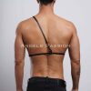 Omuz Detaylı Erkek Deri Göğüs Harness, Gömlek Kemeri - APFTM110