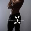 Reflektörlü (Karanlıkta Yansıyan) Erkek Bacak Harness, Şık Parti Aksesuarı - APFTM51