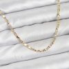 Bouquet Bouqtique CM 14K Gold Renk Lazerli Zincir Model Kadın Kolye BQT35BKO10923