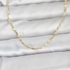 Bouquet Bouqtique CM 14K Gold Renk Lazerli Zincir Model 60 cm Kadın Kolye BQT35BKO10957