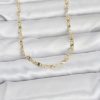 Bouquet Bouqtique CM 14K Gold Renk Lazerli Gemici Zincir Model 60 cm Kadın Kolye BQT35BKO10974