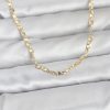 Bouquet Bouqtique CM 14K Gold Renk Lazer Zincirli Model 60 cm Kadın Kolye BQT35BKO10976