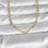 Bouquet Bouqtique CM 14K Gold Renk Lazer Kesim Zincirli Model 60 cm Kadın Kolye BQT35BKO10981