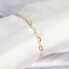 Bouquet Bouqtique CM 14K Gold Renk Kalpli Zincir Model Kadın Bileklik BQT35BB8278