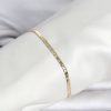 Bouquet Bouqtique CM 14K Gold Renk Yassı Ezme Zincir Model Kadın Bileklik BQT35BB8292
