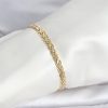 Bouquet Bouqtique CM 14K Gold Renk Sarmal Zincir Model Kadın Bileklik BQT35BB8298