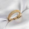 Bouquet Bouqtique Gold Renk Minimal Zirkon Taşlı Kadın Yüzük BQT35BYK3957