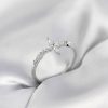 Bouquet Bouqtique Yıldız Model Zirkon Taşlı Gümüş Renk Kadın Yüzük BQT35BYK3974
