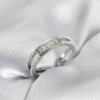 Bouquet Bouqtique Baget Zirkon Taşlı Gümüş Renk İncili Kadın Yüzük BQT35BYK4031