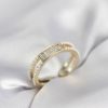 Bouquet Bouqtique Baget Zirkon Taşlı Gold Renk İncili Kadın Yüzük BQT35BYK4032