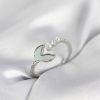 Bouquet Bouqtique Gümüş Renk Balık Kuyruğu Model Kadın Yüzük BQT35BYK4047