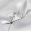Bouquet Bouqtique Kelebek Model Zirkon Taşlı Gümüş Renk Kadın Yüzük BQT35BYK4077