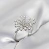 Bouquet Bouqtique Gümüş Renk Karahindiba Model Zirkon Taşlı Kadın Yüzük BQT35BYK4085