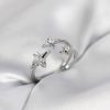 Bouquet Bouqtique Minimal Kutup Yıldızı Model Gümüş Renk Kadın Yüzük BQT35BYK4134