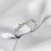 Bouquet Bouqtique Zirkon Taşlı Pirinç Gümüş Renk Kadın Yüzük BQT35BYK4136
