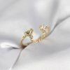 Bouquet Bouqtique Zincir Sallantılı Kalp Model Gold Renk Kadın Yüzük BQT35BYK4143