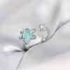 Bouquet Bouqtique Gümüş Renk Turkuaz Yıldız Model Kadın Yüzük BQT35BYK4146