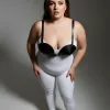 Büyük Beden Siyah Kadın Harness Takım Deri Büstiyer Vücut Aksesuarı - APFT250