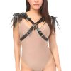 Kadın Omuzdan Püsküllü Göğüs Harness - APFT1240
