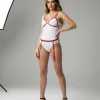 Kırmızı Harness Takım Halka Detaylı Vücut Kemeri - APFT228