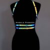 Renkli Reflektörlü Göğüs Harness, Karanlıkta Parlayan Göğüs Harness - APFT205