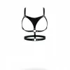 Siyah Göğüs Harness Deri O-Ring Detaylı - APFT1388