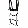 Siyah Harness Takım Deri Tokalı Metal Halka Detaylı - APFT703