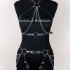 Deri Body Harness, Kadın Deri Fantezi Giyim - APFT1084