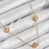 Bouquet Bouqtique 316L Çelik Yonca Model Gold Renk Kadın Kolye BQT35BKO10378