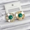Bouquet Bouqtique Vintage Model Yeşil Gold Renk Pirinç Kadın Küpe BQT35BKP11664