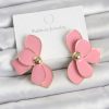 Bouquet Bouqtique Pembe Mineli Lotus Model Pirinç Kadın Küpe BQT35BKP11733