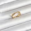 Bouquet Bouqtique 316L Çelik Gold Renk Zirkon Taşlı Kadın Yüzük BQT35BYK4180