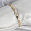 Bouquet Bouqtique Pirinç Zirkon Taşlı Gold Renk Kadın Bileklik BQT35BB8397