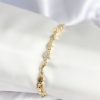 Bouquet Bouqtique Pirinç Gold Renk Kadın Manifest Bileklik BQT35BB7973