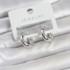 Bouquet Bouqtique Gümüş Renk Pirinç Halka 15 mm Kadın Küpe BQT35BKP11764