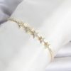 Bouquet Bouqtique Pirinç Gold Renk Sıralı Yıldız Model Su Yolu Kadın Bileklik BQT35BB8468