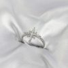 Bouquet Bouqtique Pirinç Gümüş Renk Kutup Yıldızı Model Zirkon Taşlı Kadın Yüzük BQT35BYK4200
