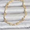 Bouquet Bouqtique Pirinç Gold Renk Zirkon Taşlı Ay ve Yıldız Model Kadın Bileklik BQT35BB8500