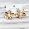 Bouquet Bouqtique 316L Çelik Gold Renk Lotus Çiçek Model Kadın Küpe BQT35BKP11810