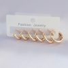 Bouquet Bouqtique Pirinç Gold Renk Oval Küpe Seti BQT35BKP9002