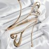 Bouquet Bouqtique Pirinç Kalp Model Gold Renk Kadın Pazu Bileklik BQT35BB7422