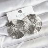 Bouquet Bouqtique Pirinç Gümüş Renk Circle Model Kadın Küpe BQT35BKP11436