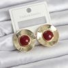 Bouquet Bouqtique Vintage Model Bordo Gold Renk Pirinç Kadın Küpe BQT35BKP11661