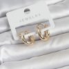 Bouquet Bouqtique Gold Renk Pirinç Halka 15 mm Kadın Küpe BQT35BKP11763