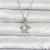 Bouquet Bouqtique 316L Çelik Zincir Gümüş Renk Caretta Caretta Model Kadın Kolye BQT35BKO11097